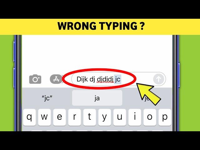 iPhone KEYBOARD Typing Problem Solve || Keyboard typing wrong characters