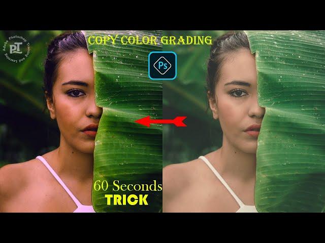 Copy Color Grading Photoshop #shorts