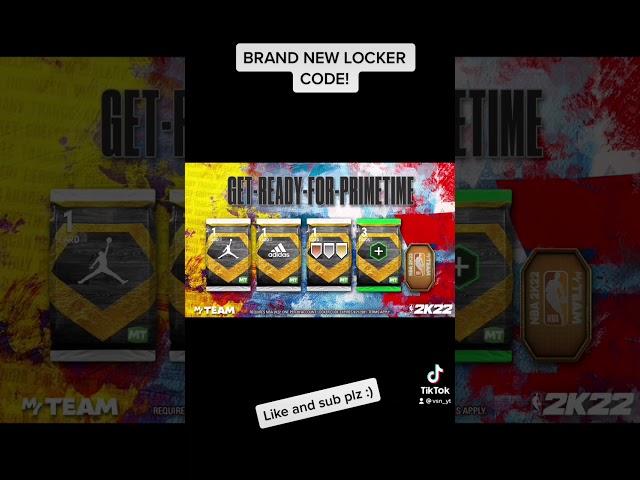 NEW LOCKER CODE! USE THIS BEFORE ITS TOO LATE! NBA 2k22 Locker Codes #shorts