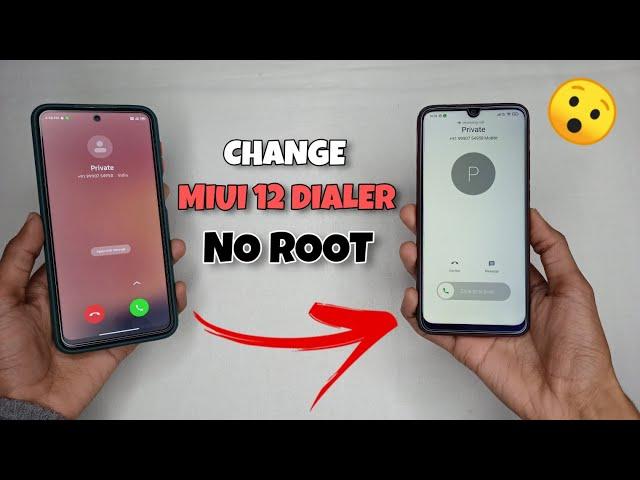 CHANGE MIUI 12 Dialer To Customization Dialer  | 5 New Style | Add Photo CallerScreen 