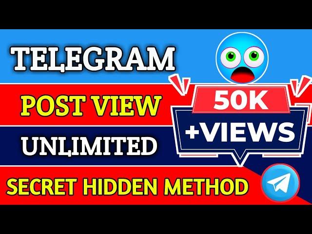 How to get Unlimited Post Views And Votes On Your Telegram Channel || Free Post Views And Votes