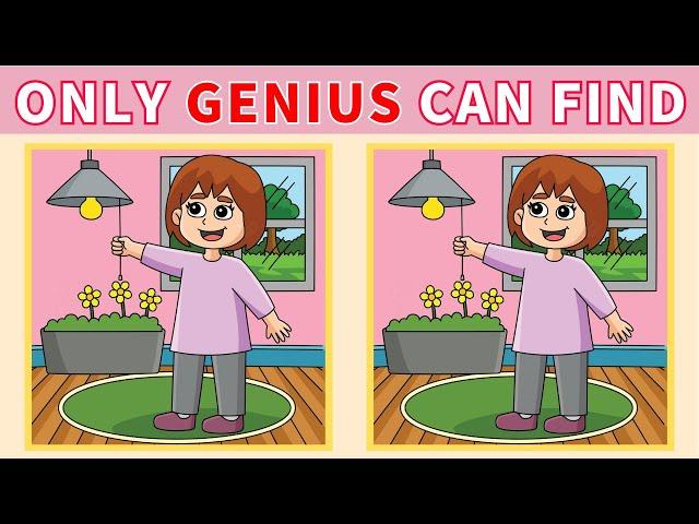 【Spot the difference】Difficult Only genius can find 3 differences | Japanese Puzzle