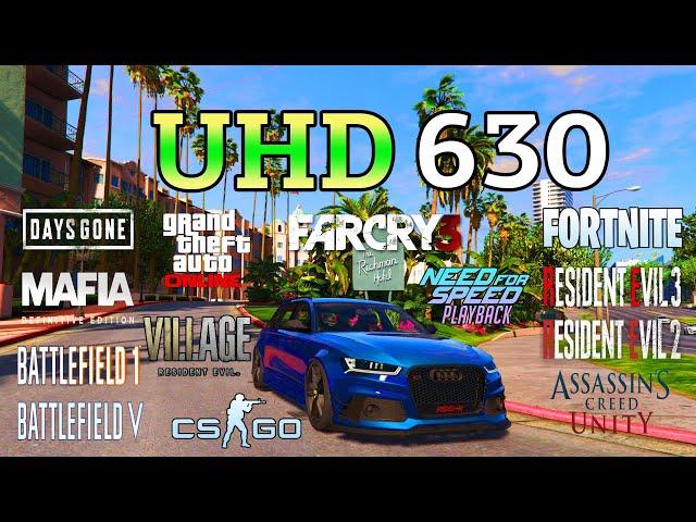 UHD 630 + i5 8400 Test in 13 Games