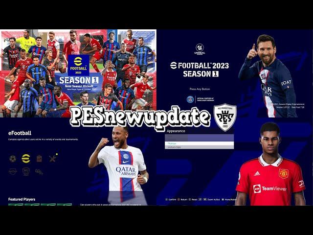 PES 2021 Menu eFootball 2023 by PESNewupdate