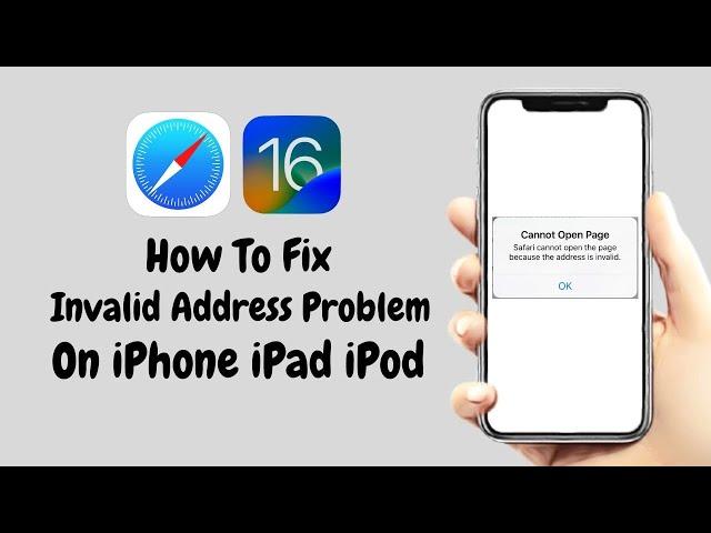 IOS 16 How Do i Fix invalid Address In Safari - How To Fix When Safari Cannot Open a Page On iPhone