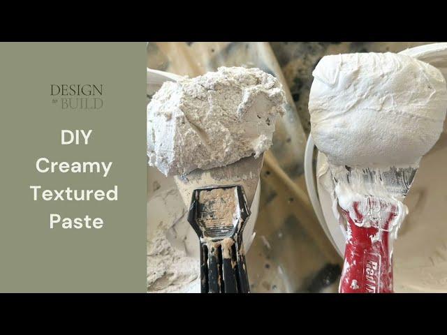 DIY CREAMY TEXTURED PASTE