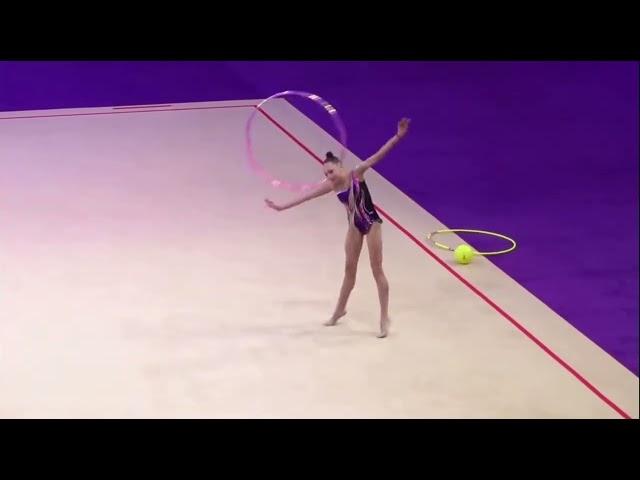 Anastasiya Sarantseva UZB Hoop AA JUNIOR WORLD CHAMPIONSHIP CLUJ-NAPOCA 2023