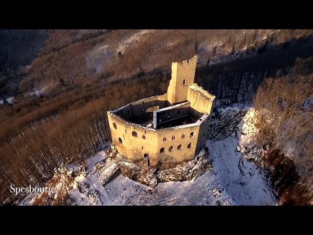 Vol au dessus des châteaux d'Alsace