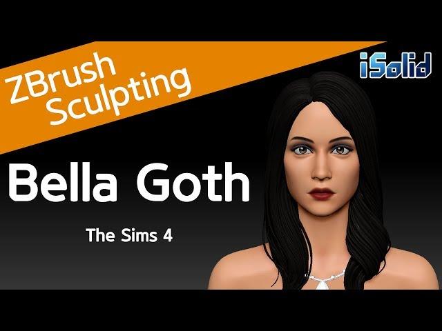 ZBrush Sculpting - Bella Goth / The Sims 4