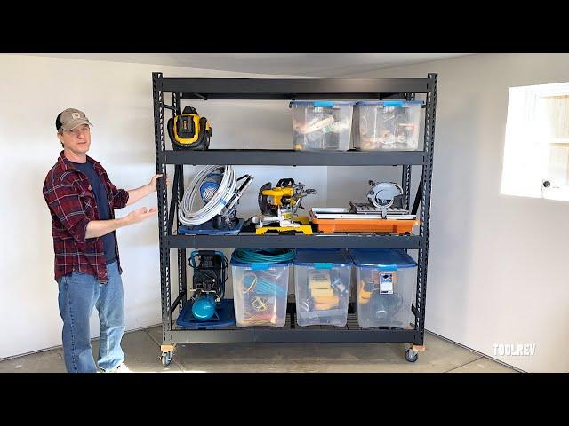 Husky 4 Tier Industrial Steel Shelving Review