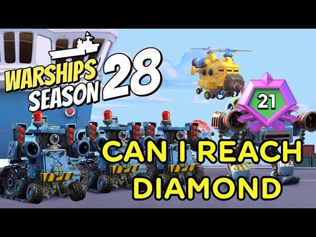 Boom Beach Warships Season 28 Can i reach Diamond with Heavy Choppa and Seeker?