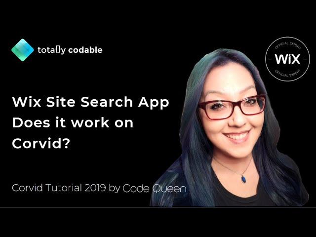 Wix Site Search -  Does it work with Corvid