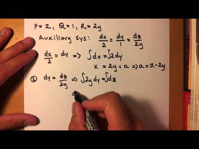 First Order Partial Differential Equation