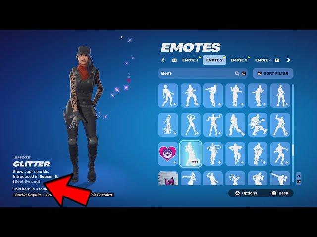 What does BEAT SYNCED Mean In Fortnite? (Beat Synced Emotes Examples)