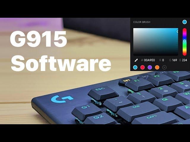 Logitech G915 Keyboard GHUB (Software Setup)
