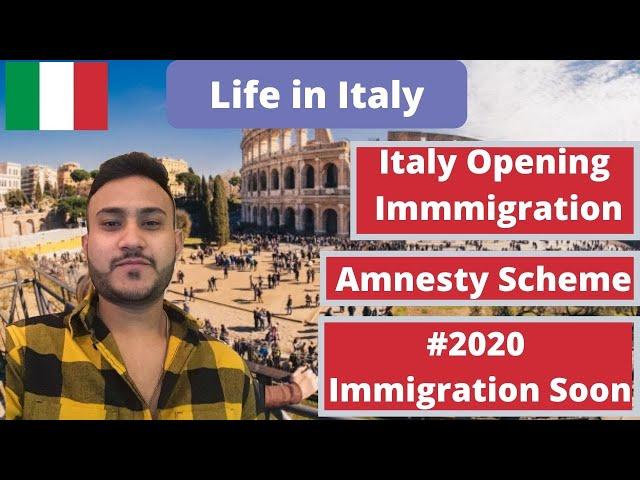 Italy Immigration Ready to Open 2020 - Sanatoria Immigrati 2020 | Its4you