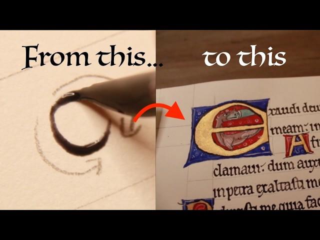 How I copy a Medieval Manuscript page, OR: Secrets of the Fishy Psalter