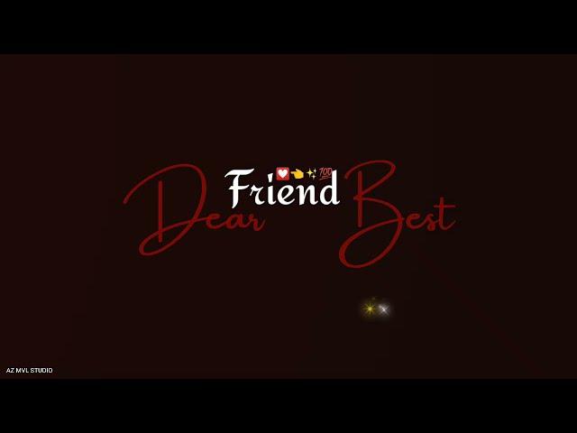  Dear Best Friend Status|| Happy New Year Dear Friend Status|New Year Wishing Status|Special Status