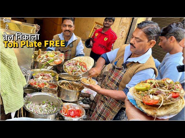 40/- Overhyped Automatic AI Spicy Chole Kulche | Delhi Street Food India