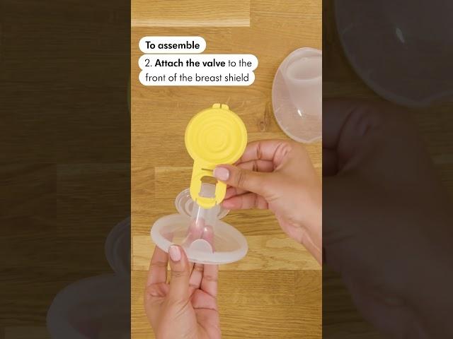 How to Assemble Medela's Hands-free Collection Cups