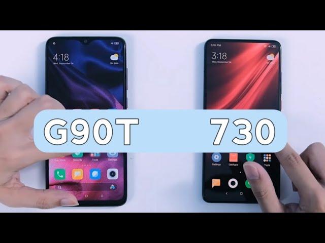 Helio G90T vs Snapdragon 730 Speed Test comparison