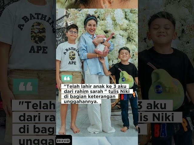 Nikita Mirzani Umumkan Kelahiran Anak Ketiga Pasca Hempas Lolly