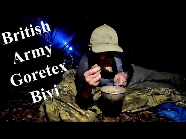 BRITISH ARMY GORETEX Bivi Bag Wild Camp, Basic kit, SLUGS !