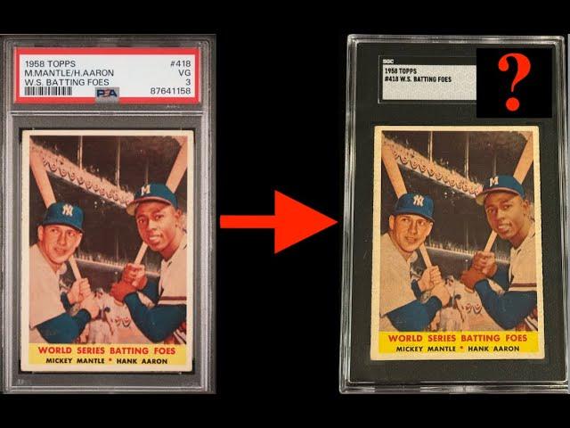 I Cracked 8 Vintage PSA Cards and Submitted to SGC.  Here Are the Results...