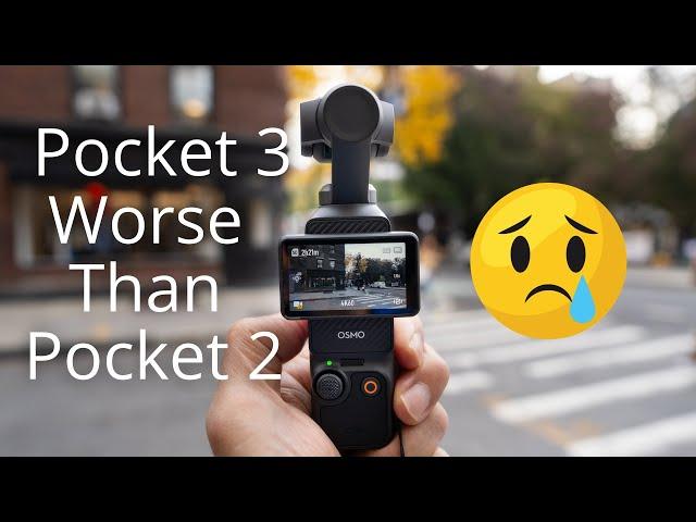 DJI Pocket 3 is Worse Than Pocket 2  | Side by Side Comparison