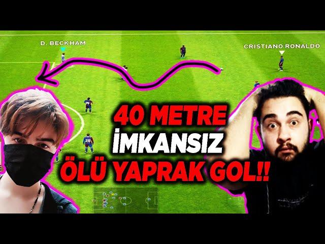 OHA!  40 METRE ÖLÜ YAPRAK GOL!!  CEZA SAHASINA GİRMEME CHALLENGE!! EFOOTBALL PES 2021 MOBILE