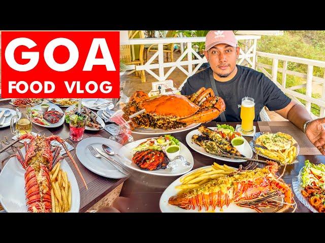 Goa's Famous Seafood - Local Goan Food | Candolim Beach | Goa Vlog | Palms n Sands Restuarant & Bar