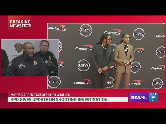 Houston police give update on fatal shooting of Migos rapper TakeOff