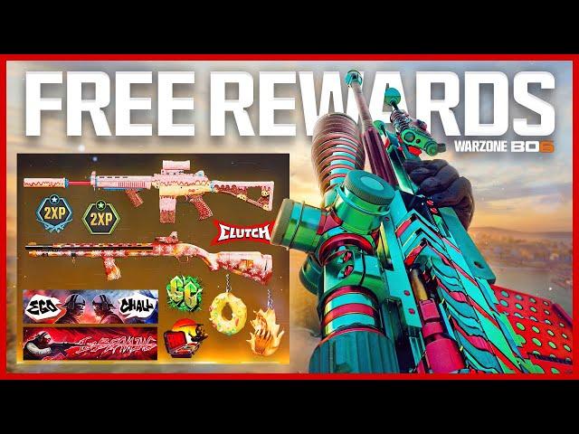 CLAIM NOW!; 45 FREE Viewership Rewards for Black Ops 6 & Warzone!