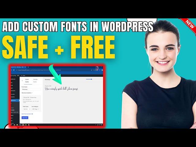 How To Add Custom Fonts In wordpress Free 2024