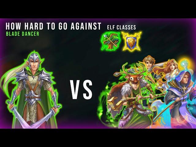 How hard to go against? BD Vs Elf Classes In 1v1 - Warspear Online