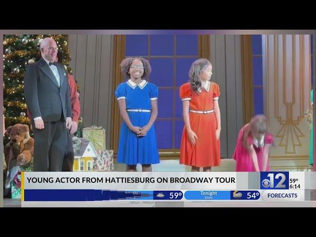 Young actor from Hattiesburg in Broadway tour of “Annie”