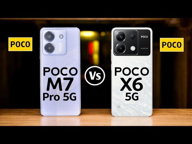 POCO M7 Pro 5G vs POCO X6 5G