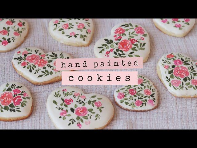 How to Paint a Cookie | Valentine's Day Baking