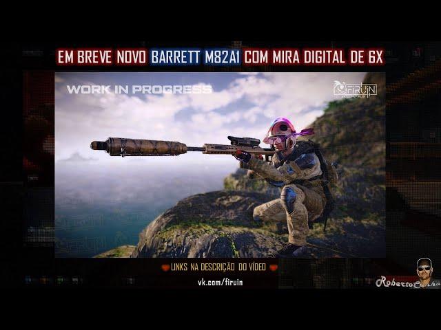 Warface - Notícia 24-03-2022 (Em Breve - Novo Barrett M82A1 com mira digital de 6x)