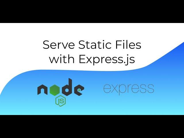 express.static middleware || built-in middleware in Exprees.JS || Serving static files in Express