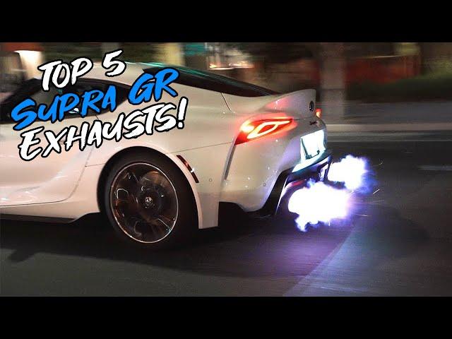 Top 5 Toyota Supra GR Exhausts 2021!