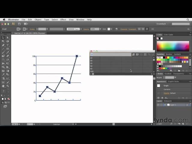 4-5. Customizing Charts in Illustrator-Defining the value scale for a chart.mov