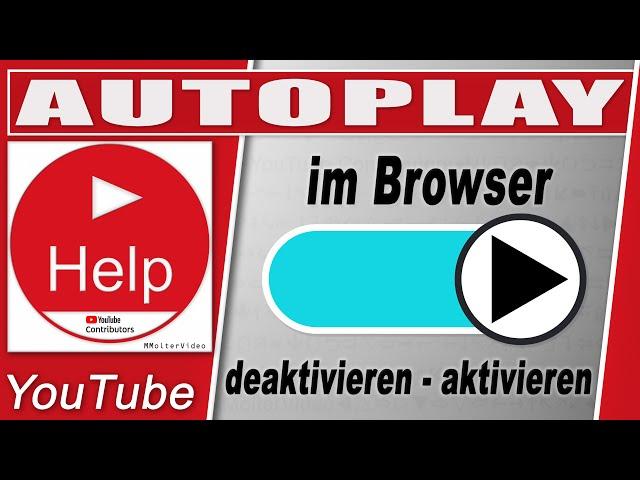 YouTube Autoplay deaktivieren aktivieren auf den Desktop PC - 2021