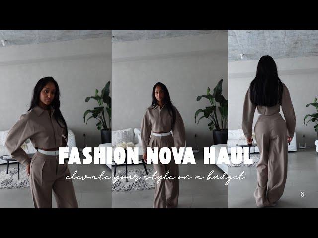 Fashion Nova Haul  | Add these pieces to make your wardrobe stylish and effortless on a budget!