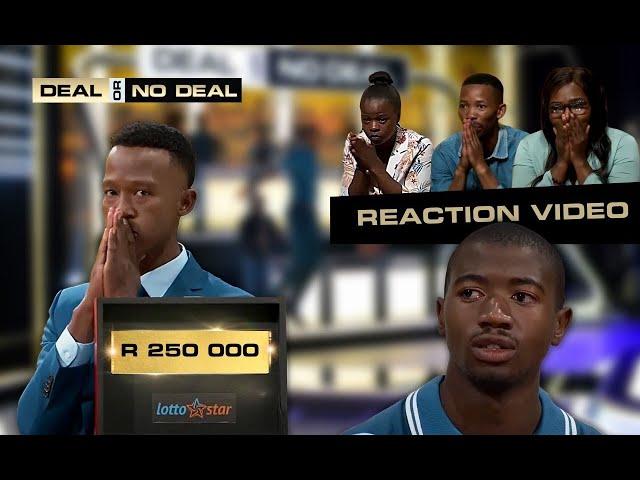 (Reaction) Siya's Winning Moment - He Takes Home The R250K! | Deal Or No Deal South Africa