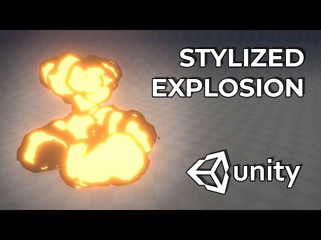 Stylized Explosion VFX in Unity Engine