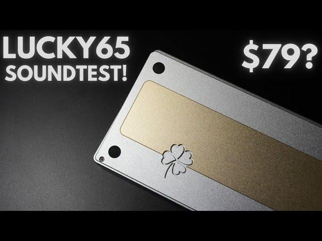 $79 Keyboard Sounds Like? Lucky65: Full Soundtest with 6 Switches + Foam vs No Foam Config!