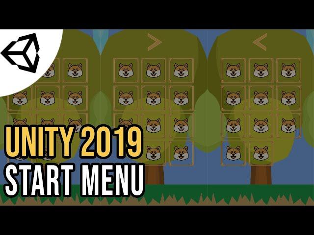 Start Menu And Navigation [Tutorial][C#] - Unity tutorial 2019