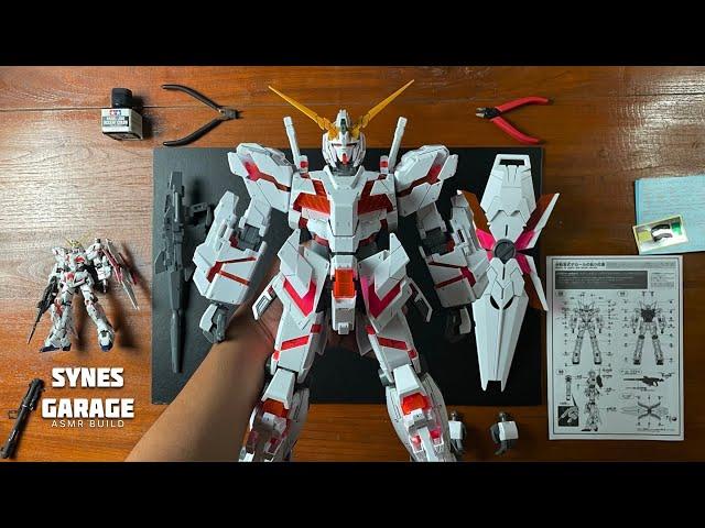 Mega Size Unicorn Gundam 1/48 | ASMR BUILD | Daban | Rx-0 Unicorn Gundam Destroy Mode