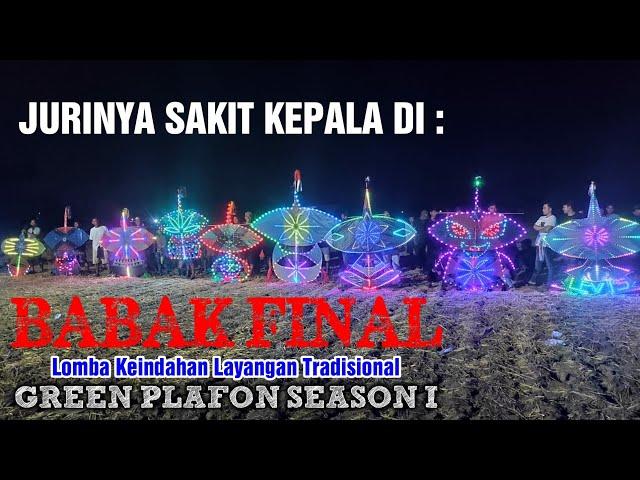 Terbang Malam H-3 Ke-10 Finalis Layangan Tradisional Bugis di Green Plafon Season I Baranti, Sidrap